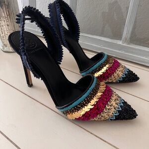 Isle Beaded Slingback Pump